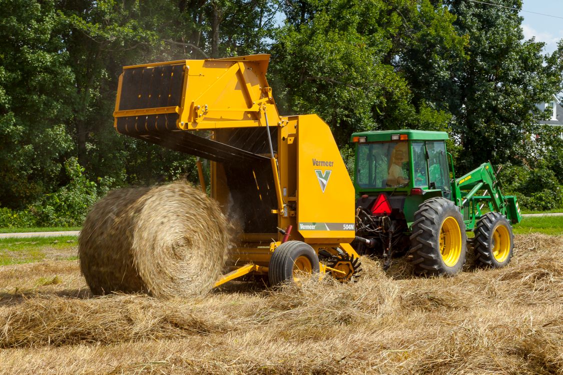 Presse agricole au travail