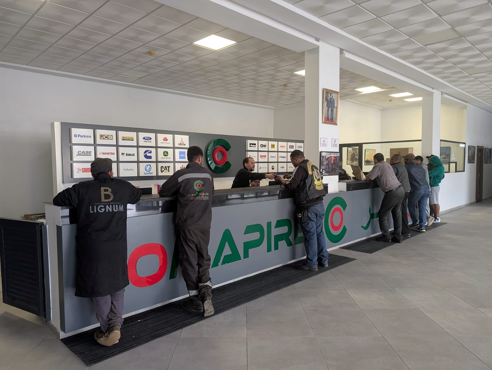 Comptoir clients COMAPIRE