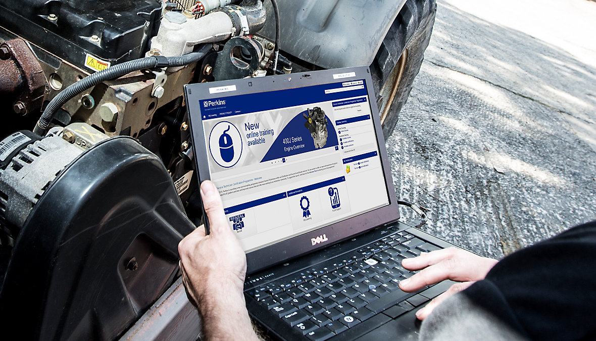 Diagnostic électronique d’un moteur Perkins